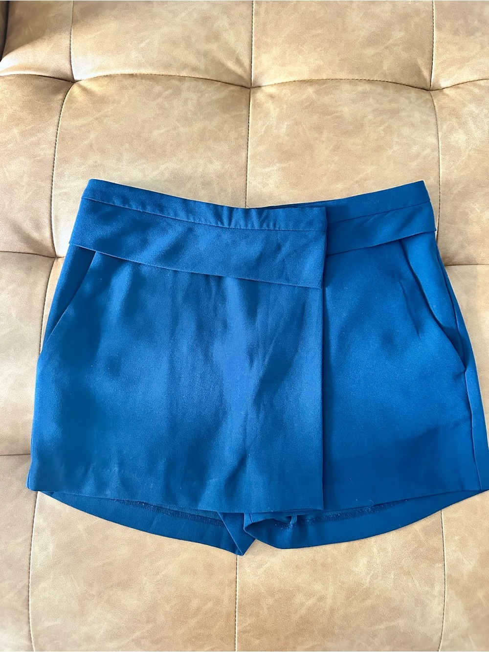 Banana Republic Navy Wrap-Front Skort Size 4